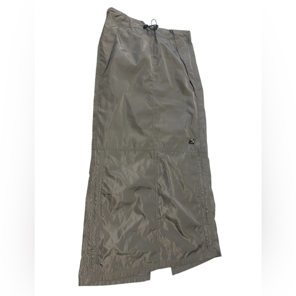 iets frans Y2K inspired rave silver shimmer skirt S - Picture 1 of 11